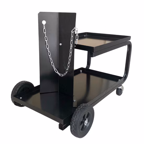 Chariot de soudage pour stockage de bouteilles de gaz MIG TIG